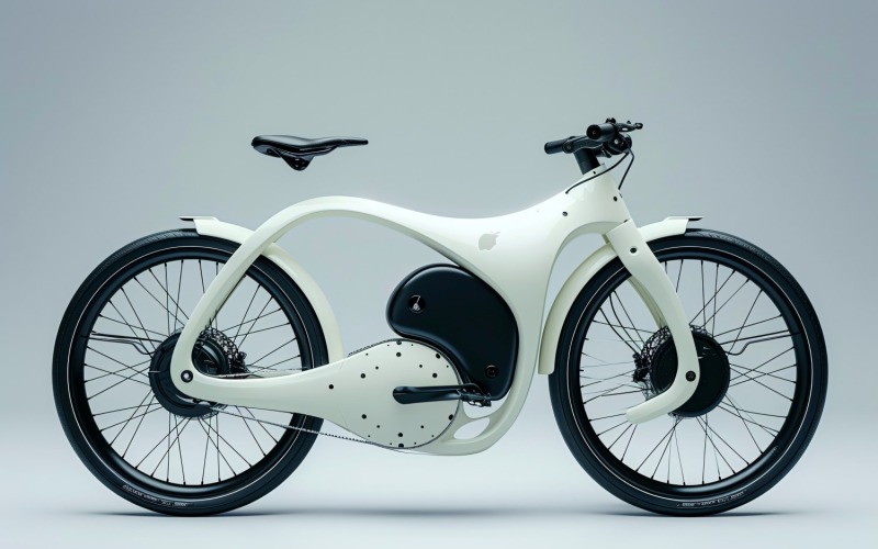 Electric E-Bikes, Bicycle Sleek Design 191 Illustration