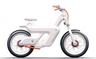 Electric E-Bikes, Bicycle Sleek Design 195