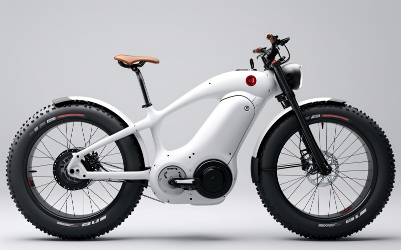 Electric E-Bikes, Bicycle Sleek Design 197 Illustration