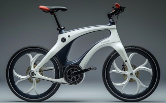 Electric E-Bikes, Bicycle Sleek Minimalist Design 184