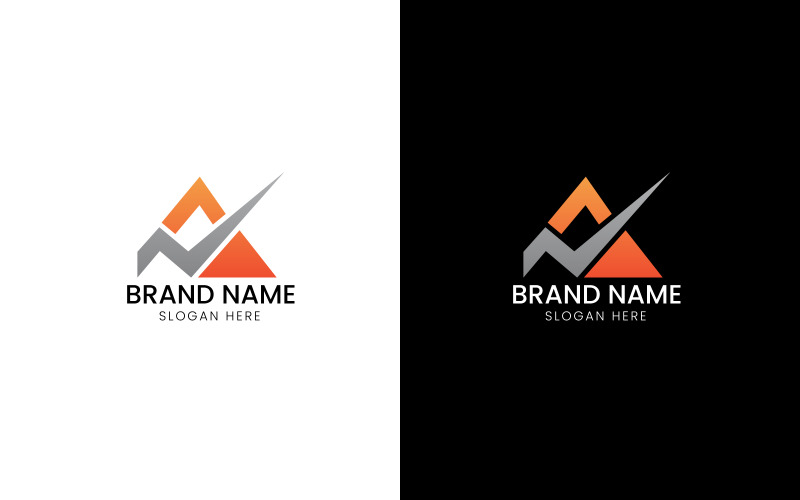 Letter A financial logo-08-288 Logo Template