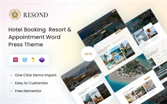 Resond - Hotel Booking Resort & Appointment WordPress Theme