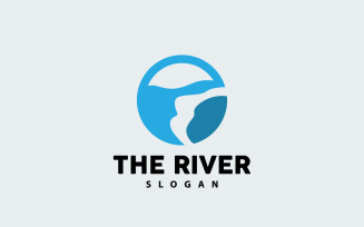 River Logo Design River Creek Nature V13