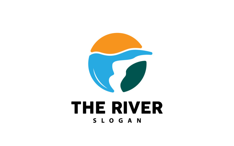 River Logo Design River Creek Nature V21 Logo Template