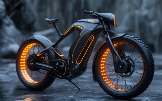 Electric E-Bikes, Bicycle Sleek Design 245