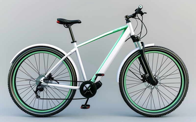 Electric E-Bikes, Bicycle Sleek Design 277 Illustration