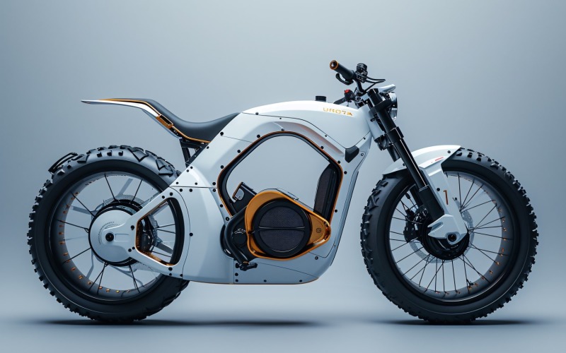 Electric E-Bikes, Bicycle Sleek Design 291 Illustration