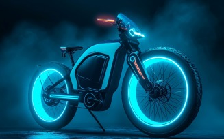 Electric E-Bikes, Bicycle Sleek Minimalist Design 224