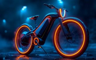 Electric E-Bikes, Bicycle Sleek Minimalist Design 226