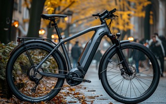 Electric E-Bikes, Bicycle Sleek Minimalist Design 270