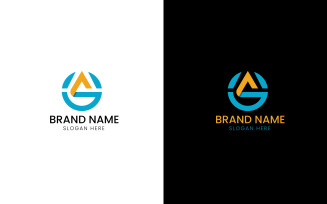 Letter AS business logo-08-290