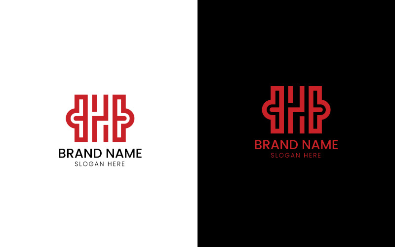 Letter H company logo-08-294 Logo Template