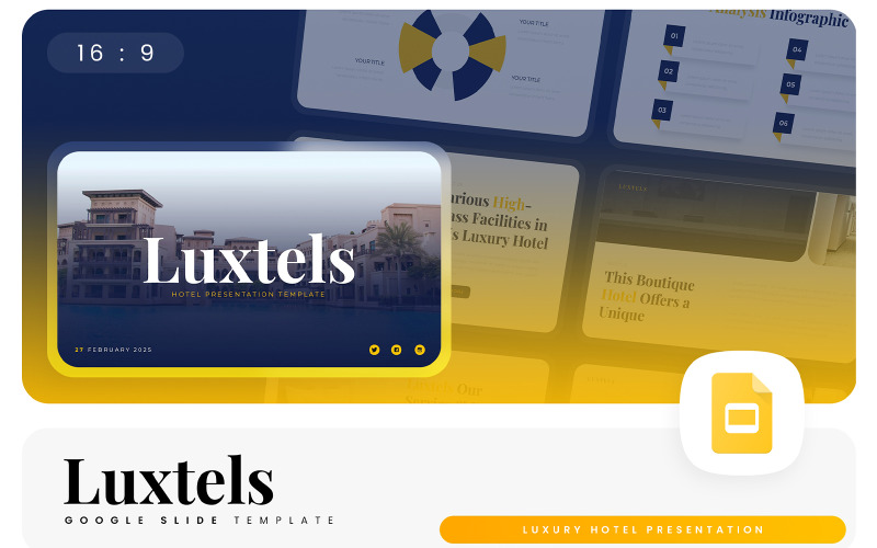 Luxtels – Hotel Google Slides Template