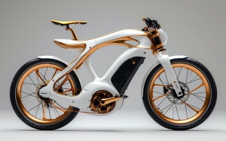 Electric E-Bikes, Bicycle Sleek Minimalist Design 274