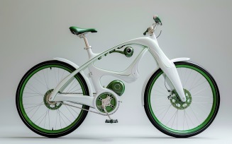 Electric E-Bikes, Bicycle Sleek Minimalist Design 276