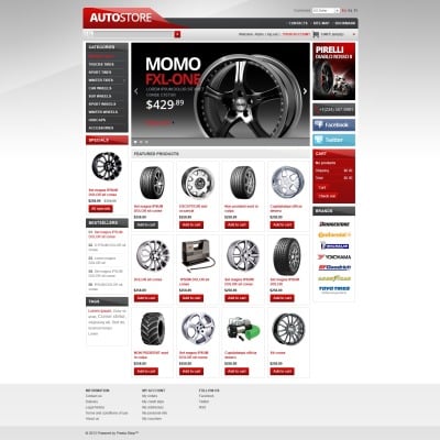 Auto Store PrestaShop Theme