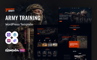 Armyy - Military And Army Training School WordPress Elementor Theme