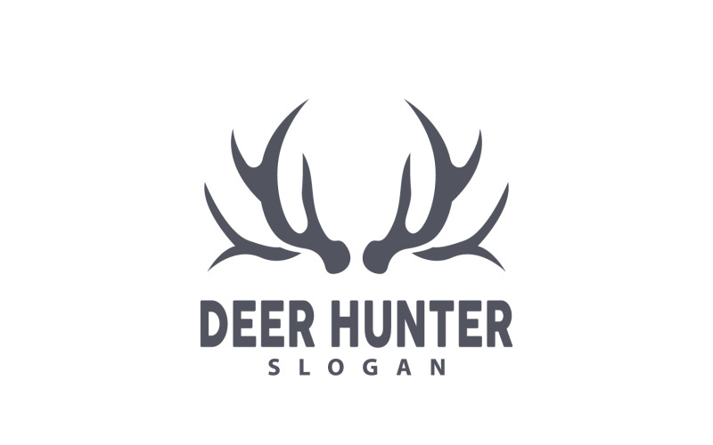 Deer Logo Deer Hunter Forest Animal V10 Logo Template