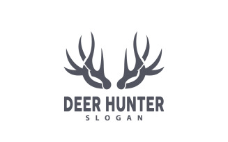 Deer Logo Deer Hunter Forest Animal V11