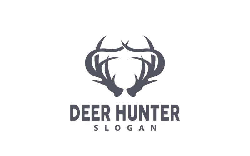 Deer Logo Deer Hunter Forest Animal V12 Logo Template