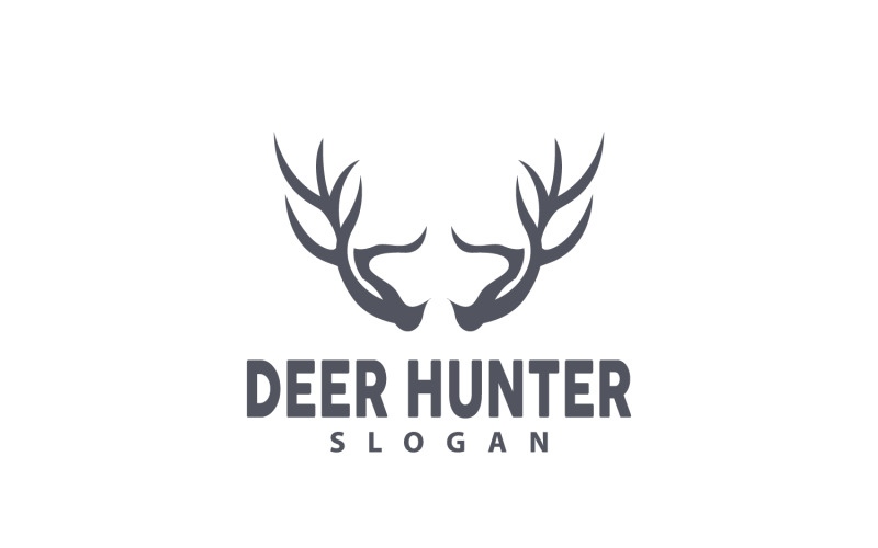 Deer Logo Deer Hunter Forest Animal V13 Logo Template