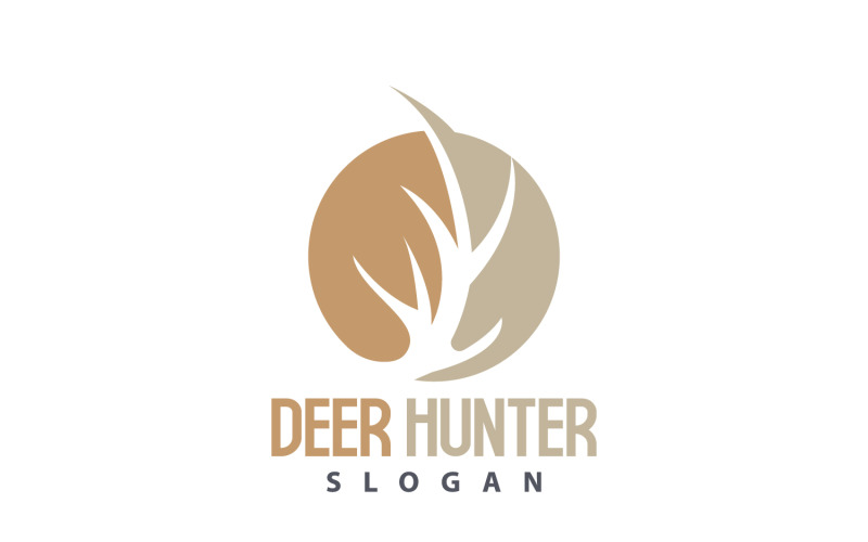 Deer Logo Deer Hunter Forest Animal V16 Logo Template