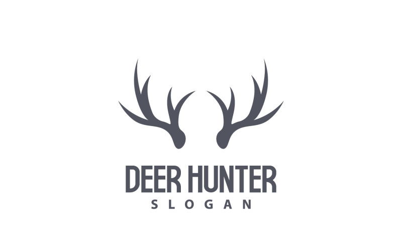 Deer Logo Deer Hunter Forest Animal V2 Logo Template