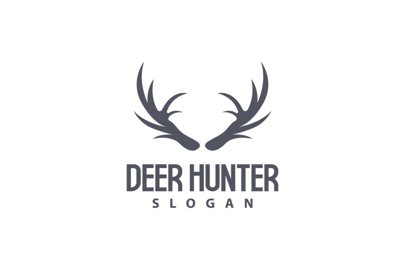 Deer Logo Deer Hunter Forest Animal V4 Logo Template