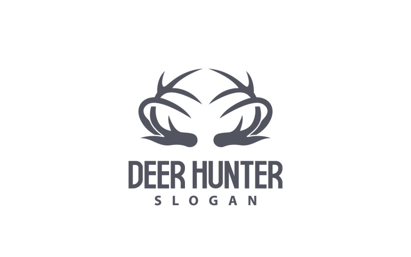 Deer Logo Deer Hunter Forest Animal V7 Logo Template