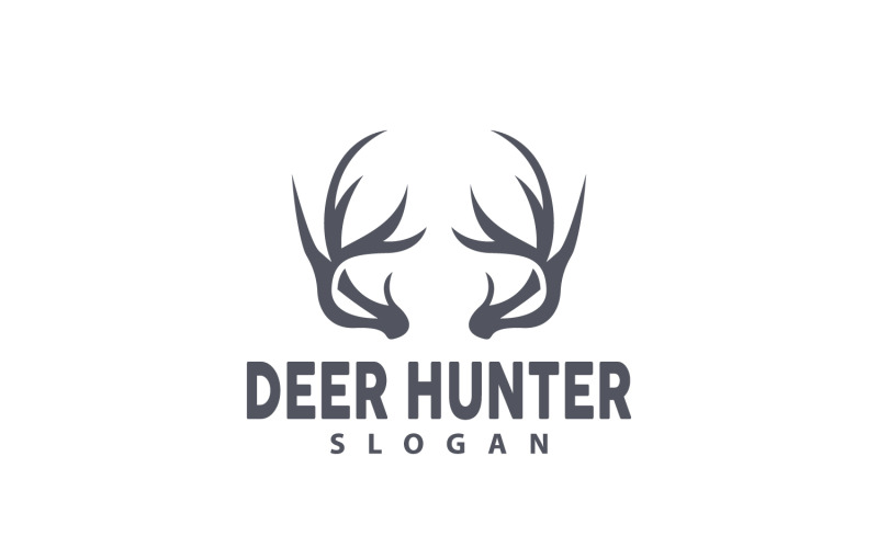 Deer Logo Deer Hunter Forest Animal V8 Logo Template