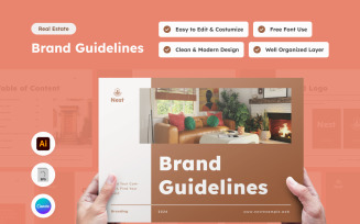 Nest - Real Estate Brand Guideline Template