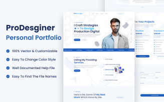 ProDesigner Multipurpose Personal Portfolio