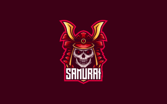 Samurai Skull E- Sport and Sport Logo