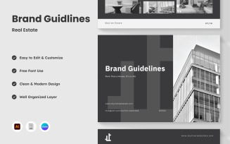 Skyline - Real Estate Brand Guideline Template