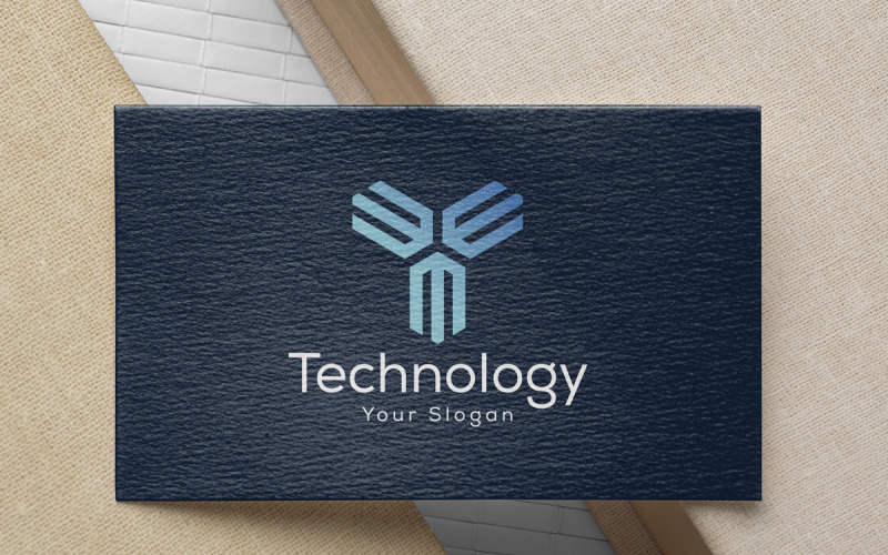 Technology Logo Design - Tech Logo Design - Tech World Logo Template