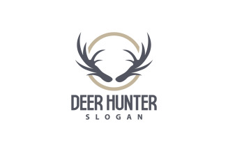 Deer Logo Deer Hunter Forest Animal V19