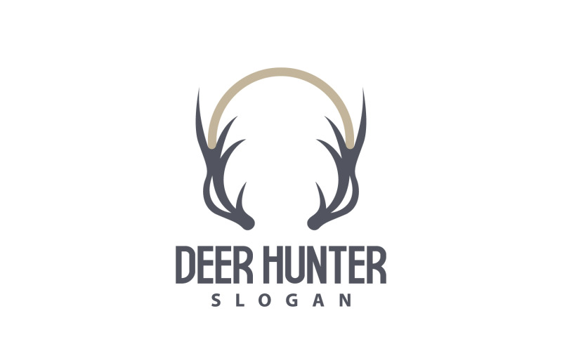 Deer Logo Deer Hunter Forest Animal V20 Logo Template