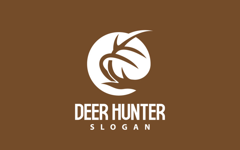 Deer Logo Deer Hunter Forest Animal V22 Logo Template