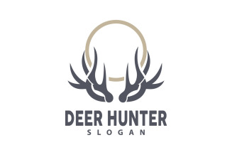 Deer Logo Deer Hunter Forest Animal V26