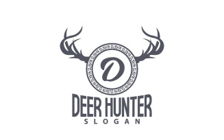 Deer Logo Deer Hunter Forest Animal V27