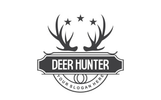 Deer Logo Deer Hunter Forest Animal V31