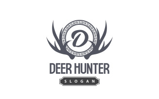 Deer Logo Deer Hunter Forest Animal V33