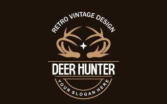 Deer Logo Deer Hunter Forest Animal V35