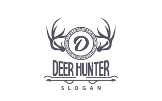 Deer Logo Deer Hunter Forest Animal V36