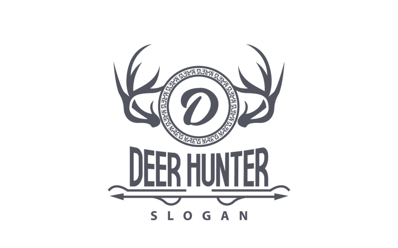 Deer Logo Deer Hunter Forest Animal V36 Logo Template