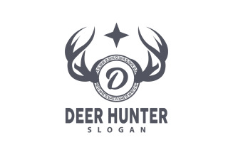 Deer Logo Deer Hunter Forest Animal V37