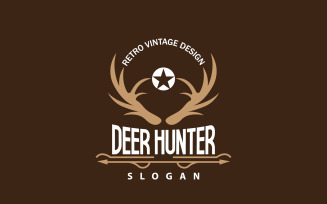 Deer Logo Deer Hunter Forest Animal V39