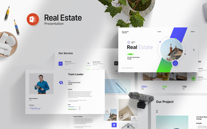 Digital Real Estate PowerPoint Template