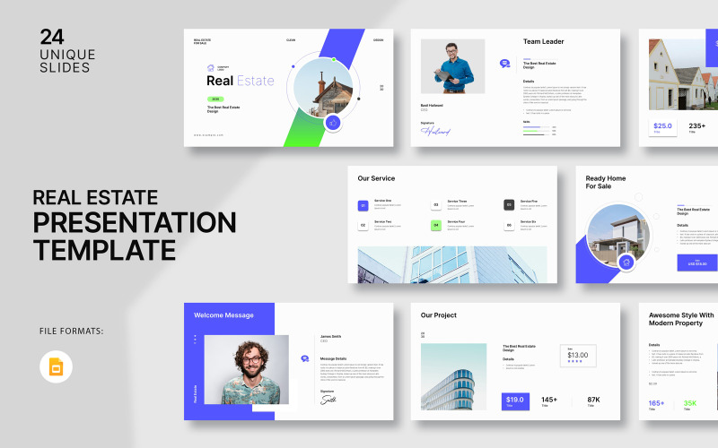 Real Estate Google Slide Template