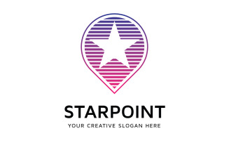 Star Point Logo Design Template